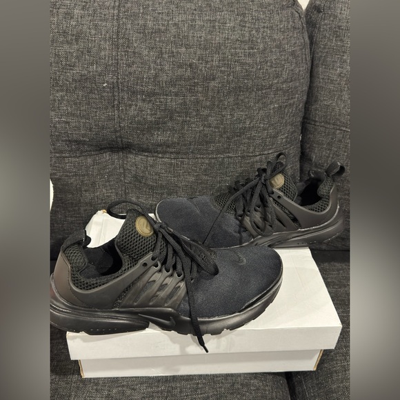 Nike Air Presto GS Triple Black Blackout 833875-003 Running Size 6y Womens 7.5 - Picture 11 of 15